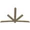 Ekena Millwork Alberta Rough Sawn Timber Gable Bracket, Douglas Fir, 96"W x 64"H x 2"D x 6"F, 16/12 Pitch GBW096X64X0206ALB00RDF - alternate 4